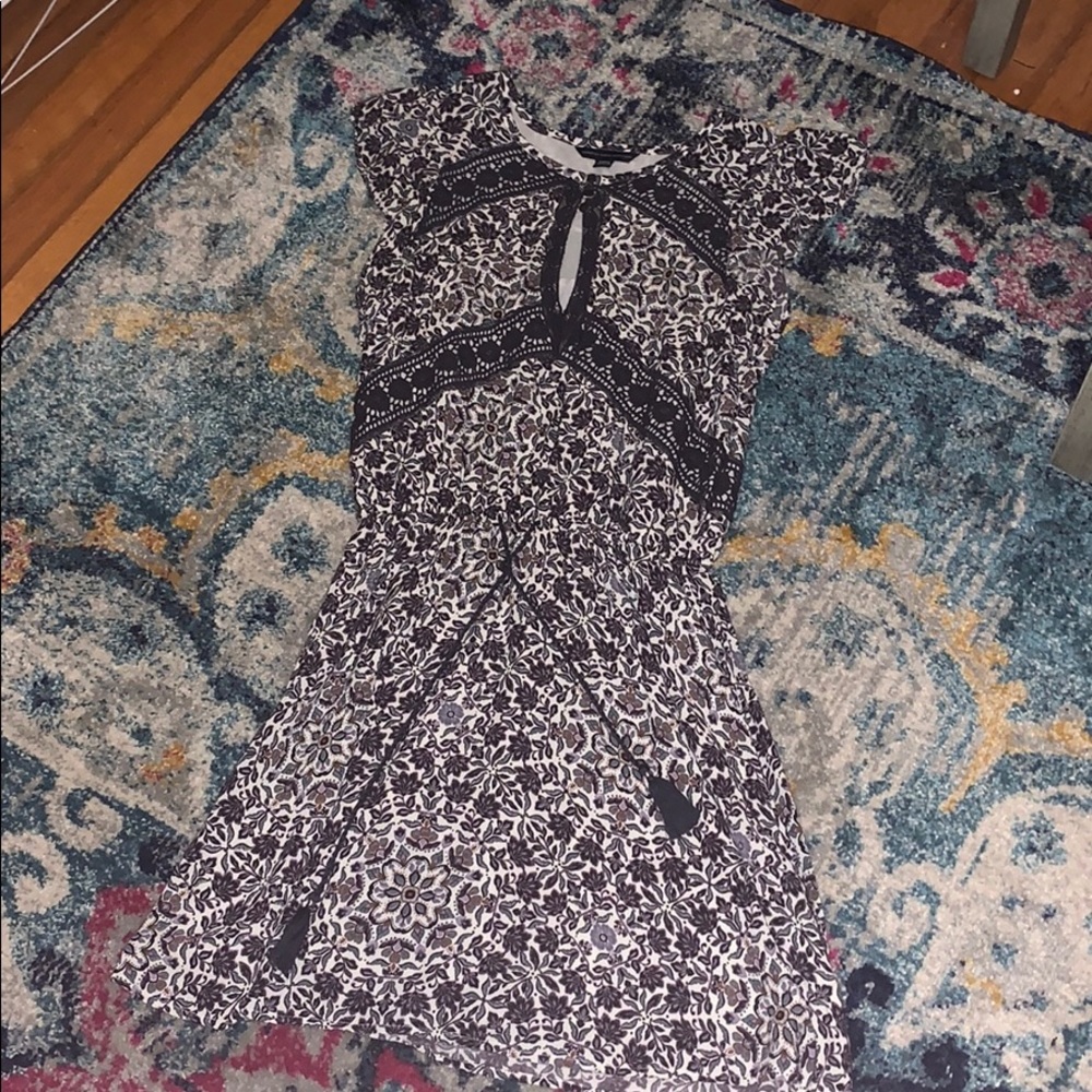 flower print dress